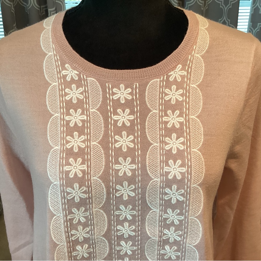 J.Crew Embroidered Sweater